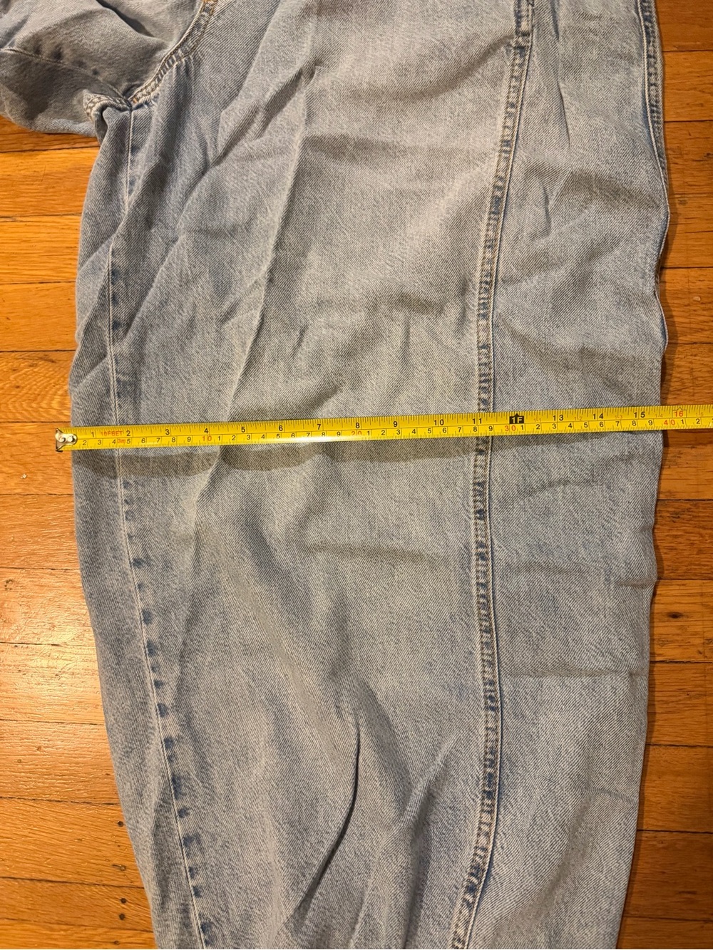 Anthropologie Pilcro Light Blue Relaxed Women’s Jeans with Drawstring Waist - Picture 8 of 11